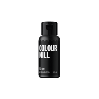BLACK (20ml) Aqua Blend Food Colouring