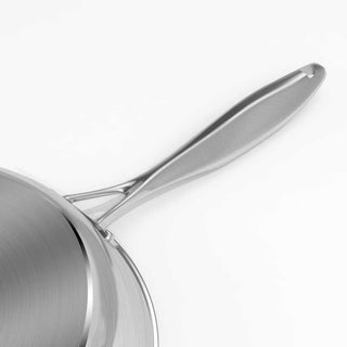 SOGA Stainless Steel Fry Pan 24cm 28cm Frying Pan Top Grade Induction Cooking