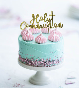 Celebration cake on a cake stand