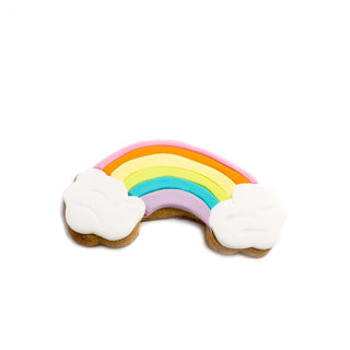 Rainbow & Clouds Decorated Cookie