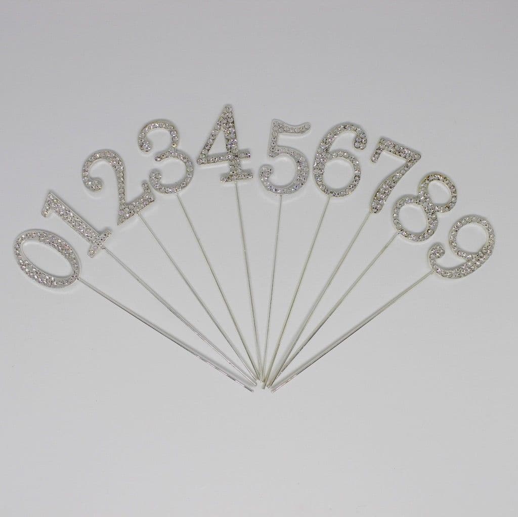SMALL 2 (4.5cm) Diamante Cake Topper Hot Stuff Bakeware