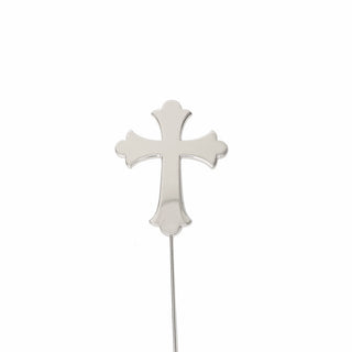 CROSS - SILVER Plated Cake Topper