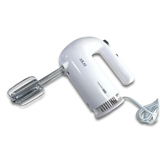 AKAI 5 Speed 260w Hand Mixer with Stainless Steel Beaters & Kneaders