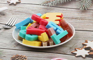 26 Cavities Large Letters Crayon Resin Molds / Non-Stick Silicone Mold
