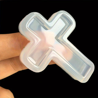 5pcs Cross Pendants Silicone Moulds / Fondant Moulds`