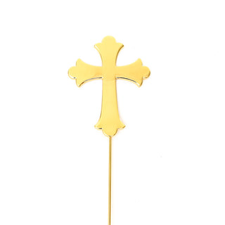 CROSS - GOLD Plated Cake Topper
