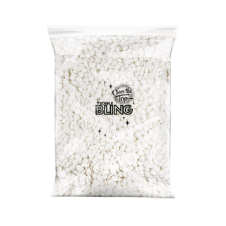 Over The Top WHITE Confettis (Edible Bling) 200g