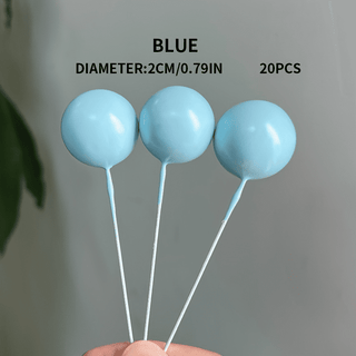 2cm Plug and Play Cake Decorative Balls (20pk)