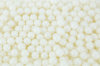 PEARLY WHITE 8mm Edible Pearls - 1kg