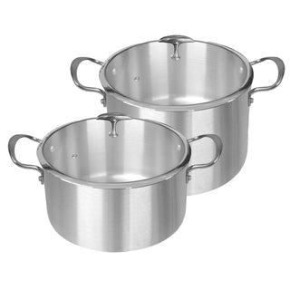 SOGA Stainless Steel 26cm 32cm Casserole With Lid Induction Cookware