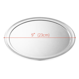 SOGA 2X 9-inch Round Aluminum Steel Pizza Tray Home Oven Baking Plate Pan