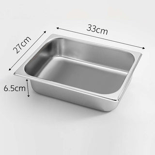 SOGA 6X Gastronorm GN Pan Full Size 1/1 GN Pan 20cm Deep Stainless Steel Tray