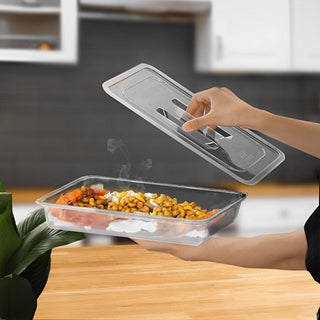 SOGA Clear Gastronorm 1/1 GN Lid Food Tray Top Cover Bundle of 6