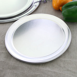 SOGA 6X 15-inch Round Aluminum Steel Pizza Tray Home Oven Baking Plate Pan