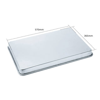 SOGA 6X Aluminium Oven Baking Pan Cooking Tray for Bakers Gastronorm 60*40*5cm