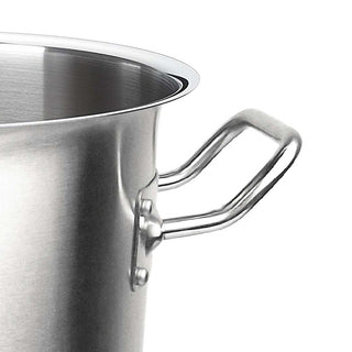 SOGA Stock Pot 14L Top Grade Thick Stainless Steel Stockpot 18/10 Without Lid