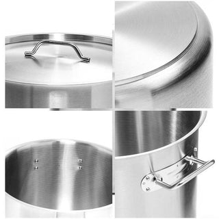 SOGA 28cm Top Grade Stockpot Lid Stainless Steel Stock pot Cover