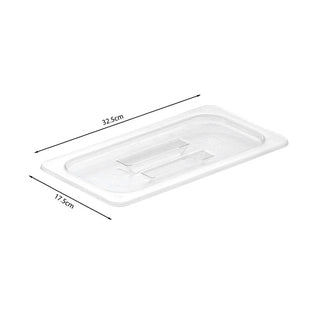 SOGA Clear Gastronorm 1/3 GN Lid Food Tray Top Cover