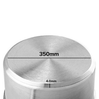 SOGA Stock Pot 23L Top Grade Thick Stainless Steel Stockpot 18/10