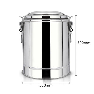 SOGA 12L Stainless Steel Insulated Stock Pot Hot & Cold Beverage Container