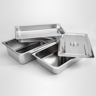 SOGA Gastronorm GN Pan Full Size 1/1 GN Pan 20cm Deep Stainless Steel Tray