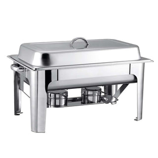 SOGA 4X 9L Stainless Steel 2 Pans Bain-marie Chafing Catering Dish Buffet Food Warmer