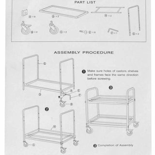 SOGA Stainless Steel Drink Wine Food Cart Trolley Commercial Kitchen Utility