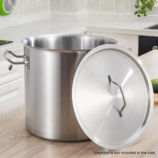 SOGA 35cm Top Grade Stockpot Lid Stainless Steel Stock pot Cover