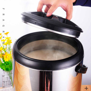 SOGA 2X 18L Portable Insulated Cold/Heat Coffee Tea Beer Barrel Brew Pot With Dispenser