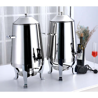 SOGA 2x Stainless Steel 13L Juicer Water Milk Coffee Pump Beverage Drinking Utensils