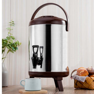 SOGA 6X 18L Portable Insulated Cold/Heat Coffee Tea Beer Barrel Brew Pot With Dispenser