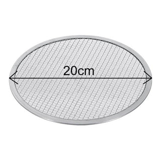 SOGA 8-inch Round Seamless Aluminium Nonstick Commercial Grade Pizza Screen Baking Pan