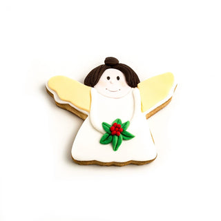 Angel Large Decorated Cookie - Christmas