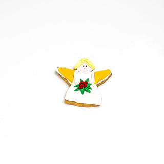Angel Medium Decorated Cookie - Christmas