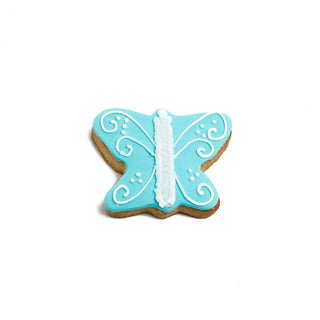 Butterfly Round Decorated Cookie