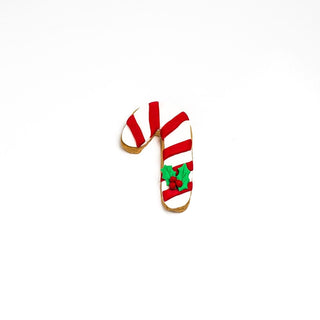 Candy Cane Decorated Cookie