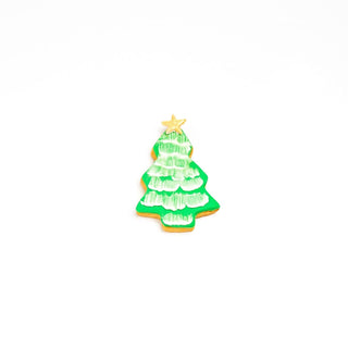 Christmas Tree Small Decorated Cookie