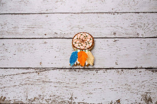 Dreamcatcher Cookie Decorated Cookie on Background