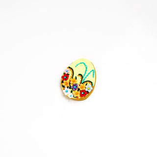 Egg Small Decorated Cookie - Easter