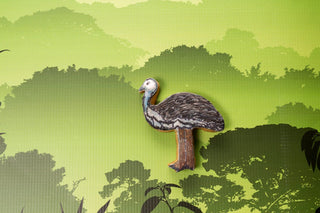 Emu Cookie Decorated on Background
