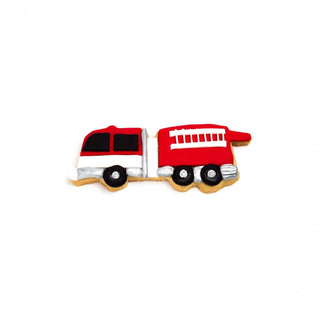 Firetruck Decorated Cookie