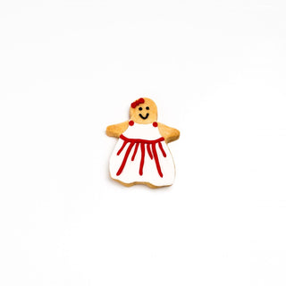 Gingerbread Girl Decorated Cookie