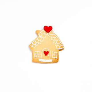 Gingerbread House Decorated Cookie