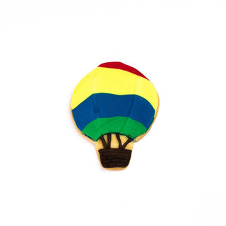 Hot Air Balloon Decorated Cookie