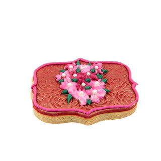 Plaque Rectangle Cookie Decorated