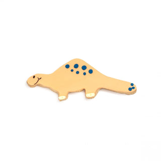 Spinosaurus Decorated Cookie - Light Orange