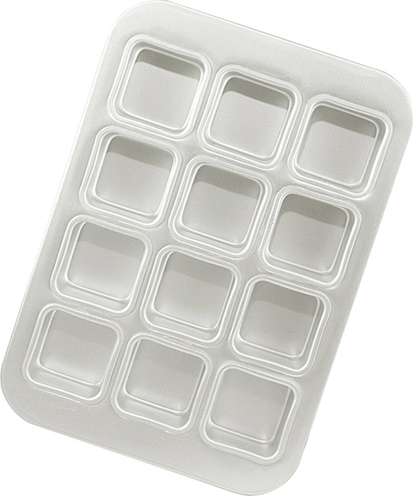 Square top muffin pan